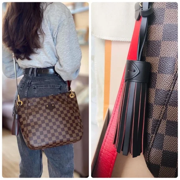 🔥NEW! Gorgeous LOUIS VUITTON Damier Ebene Southbank Besace Crossbody - Picture 9 of 16